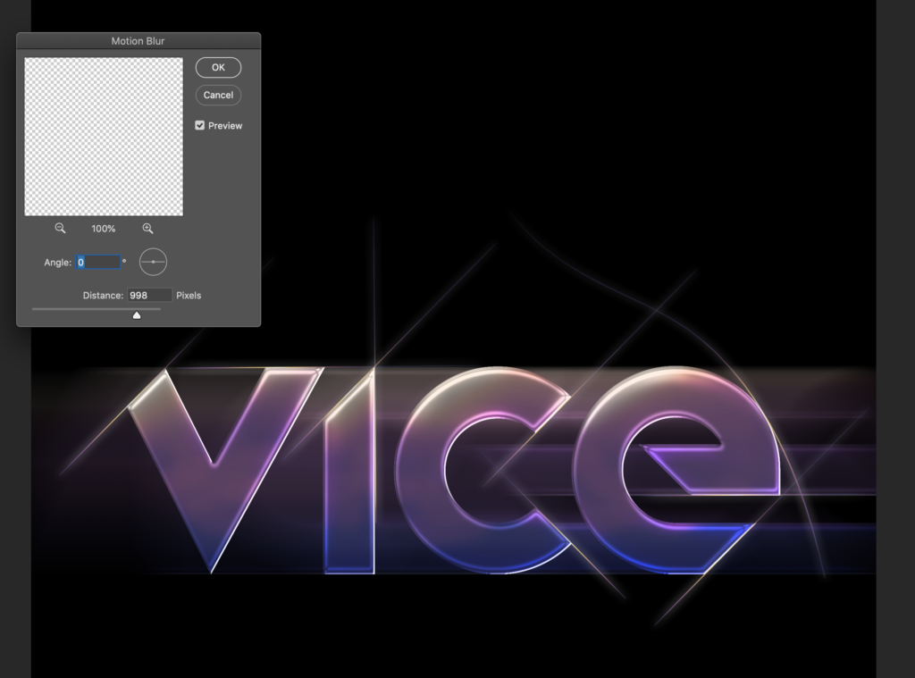 Adding motion blur to VICE